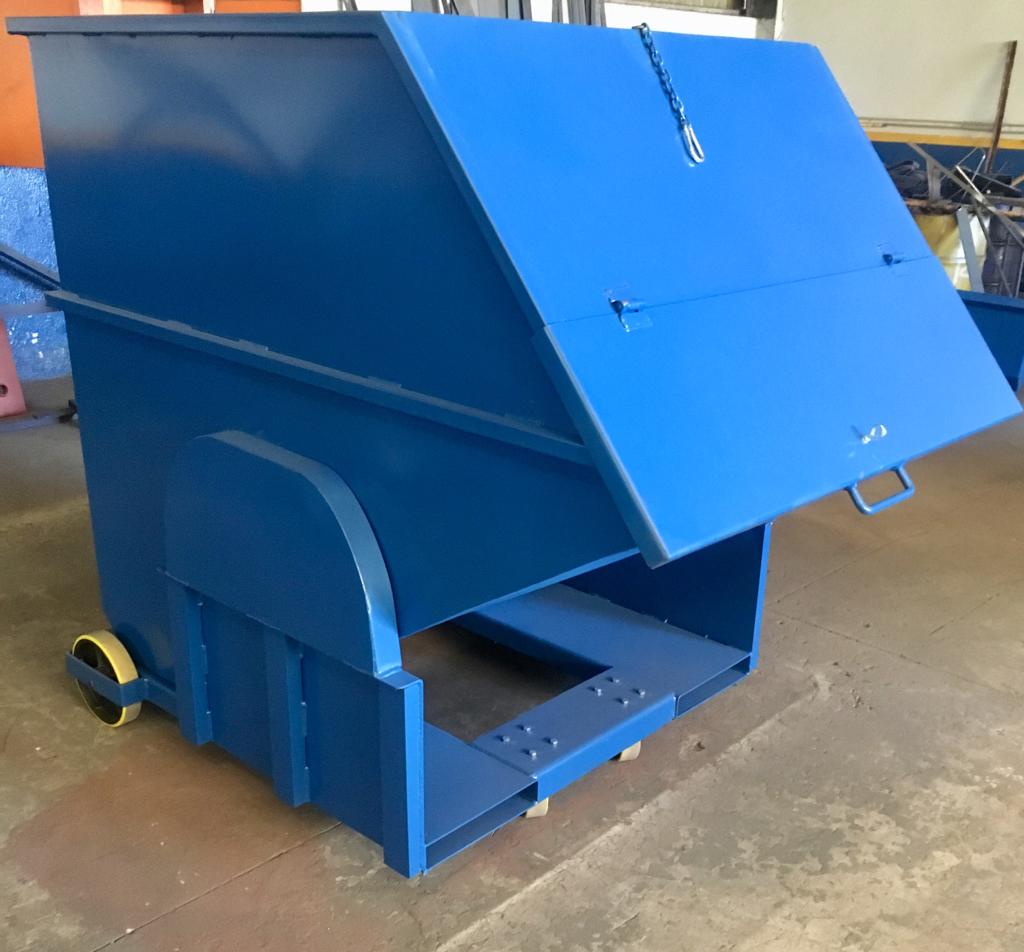 Customized Tipping Bin with lid